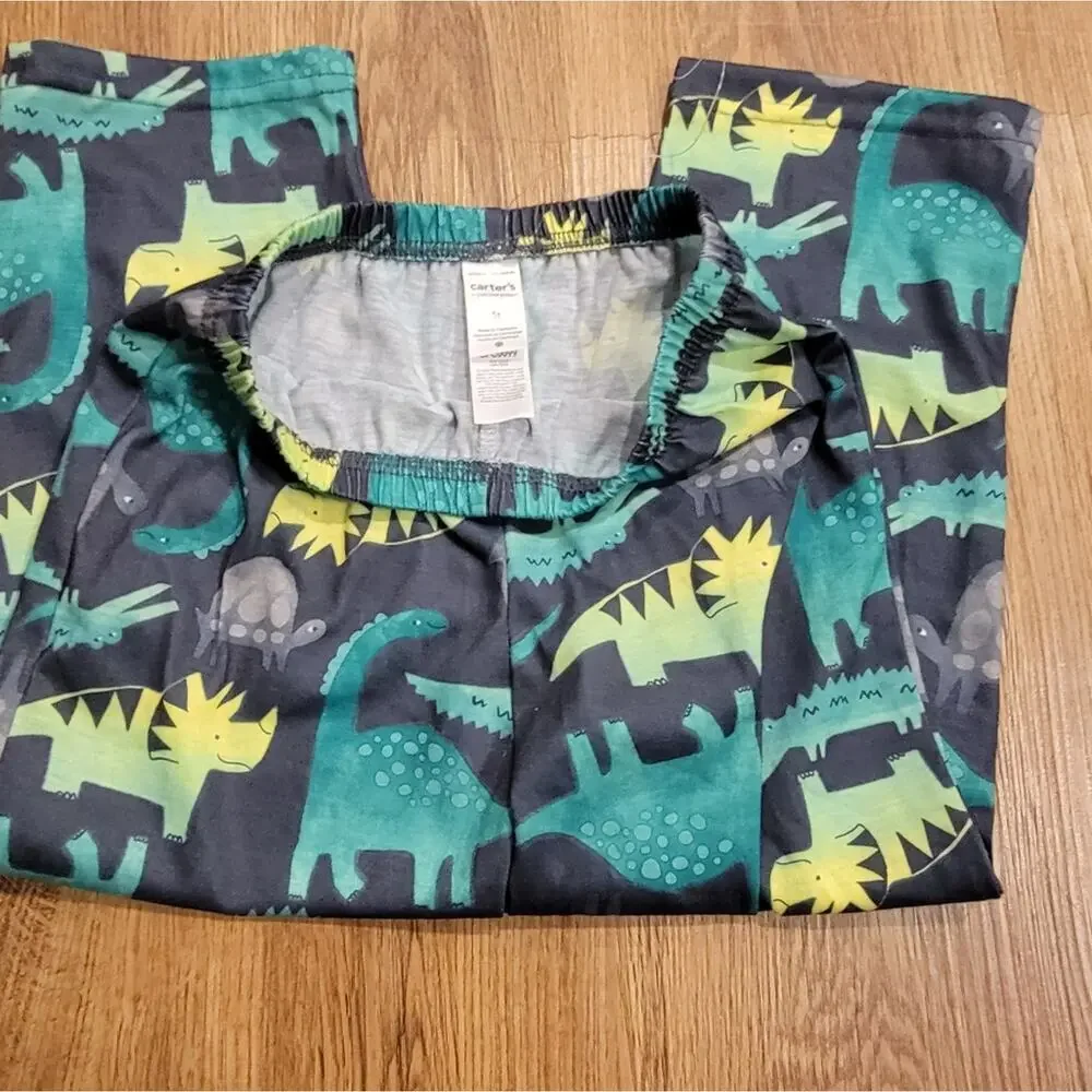 Boys 5t Two Piece Carter Dinosaur Pajamas